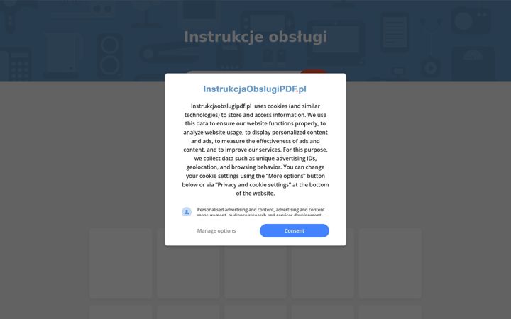 Skærmbillede af instrukcjaobslugipdf.pl