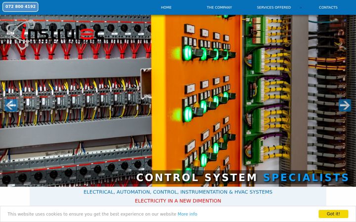 Screenshot of instrulec.com