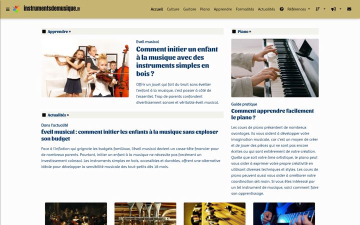 Screenshot of instrumentsdemusique.fr