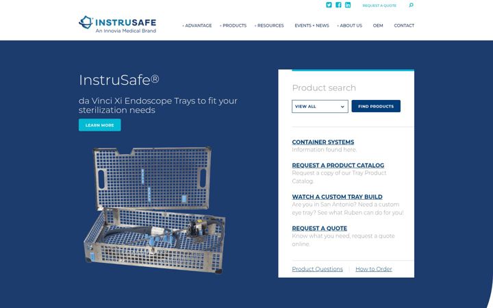Screenshot of instrusafe.com