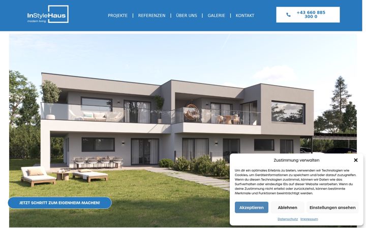 Screenshot of instylehaus.at