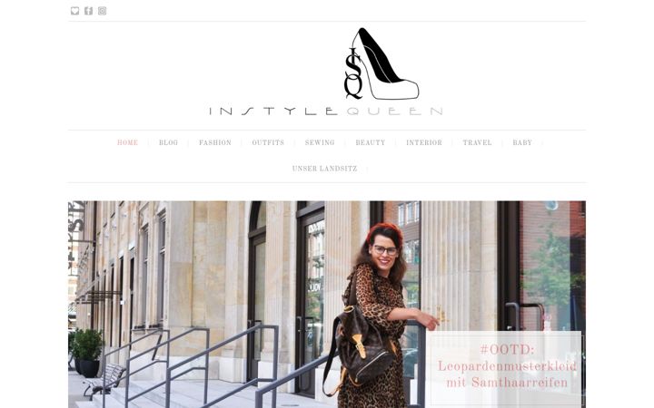 Screenshot of instylequeen.de