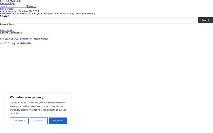 Screenshot of instytut-mybiolife.eu