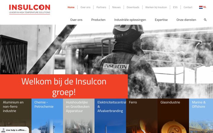 Screenshot of insulcon.nl