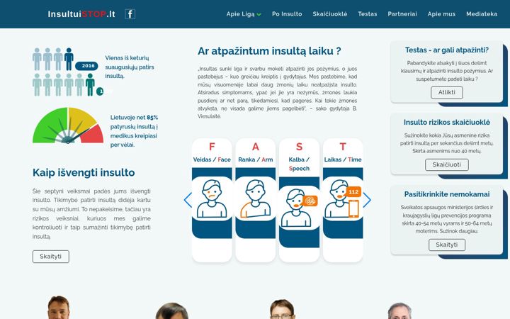 Posnetek zaslona insultuistop.lt