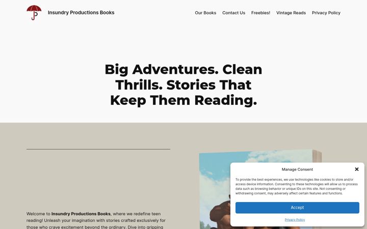Screenshot of insundryproductions.com