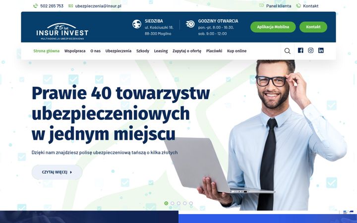 Képernyőkép: insur.pl