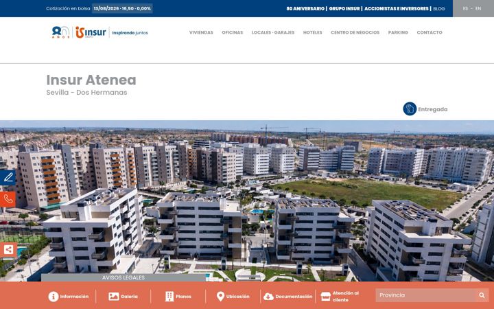 Screenshot of insuratenea.com