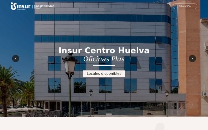 Screenshot of insurcentrohuelva.com
