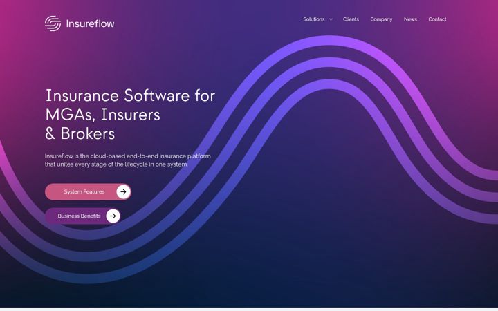 Screenshot of insureflow.co.uk