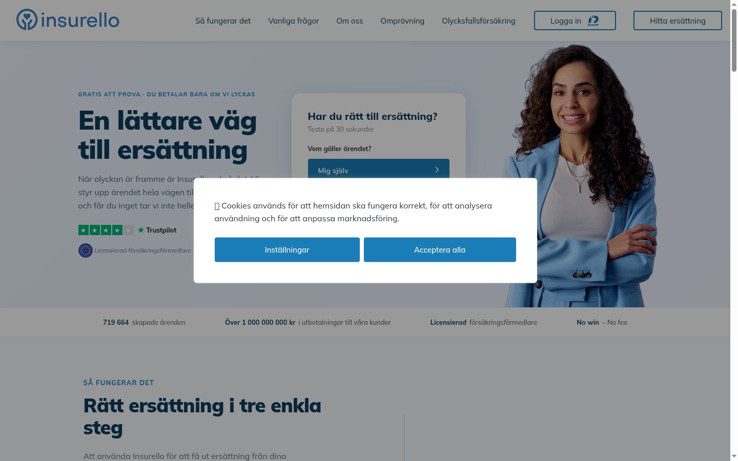 Zrzut ekranu banera zgody wyświetlanego przed jakąkolwiek interakcją