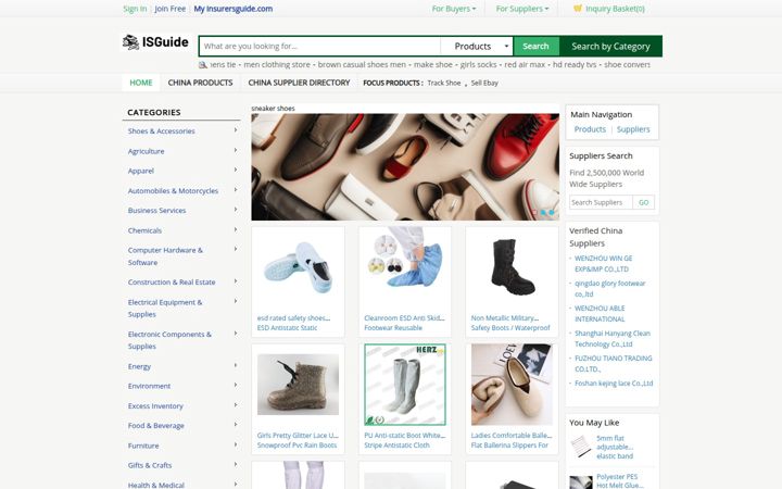 Screenshot of insurersguide.com