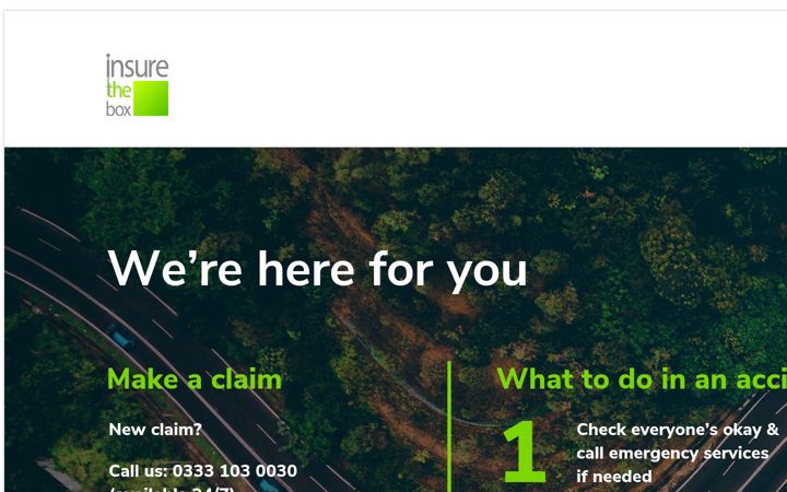 Screenshot of insurethebox.com