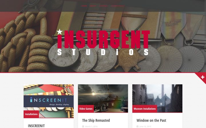 Screenshot of insurgentstudios.com