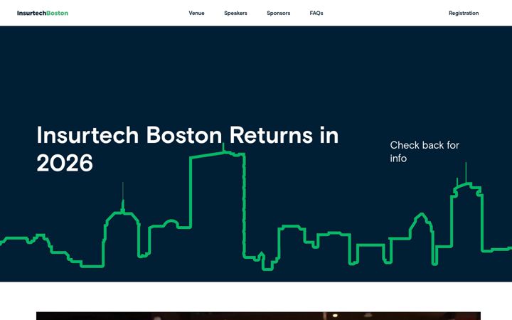 Screenshot of insurtechboston.com