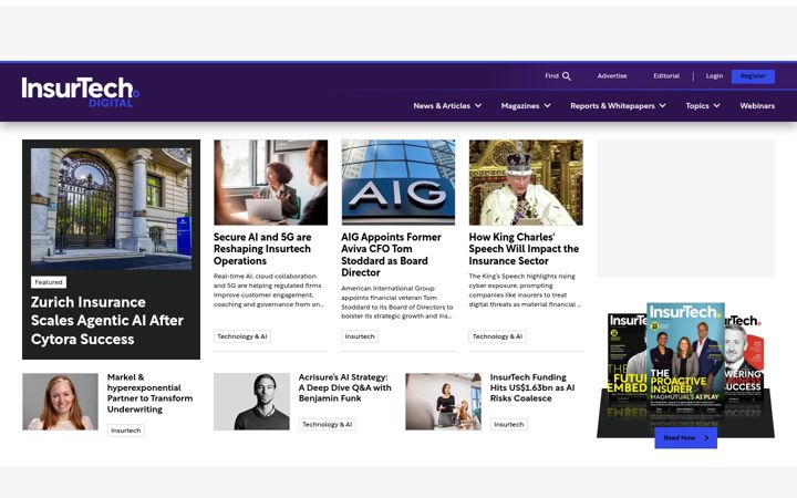 Screenshot of insurtechdigital.com