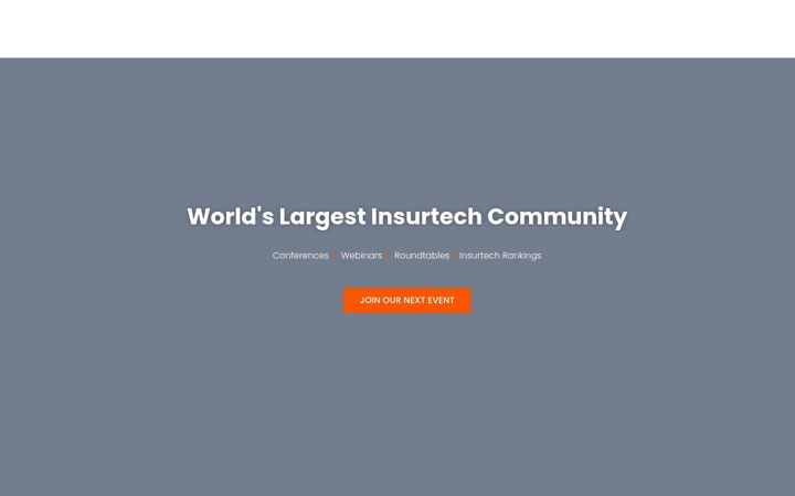 Screenshot of insurtechinsights.com