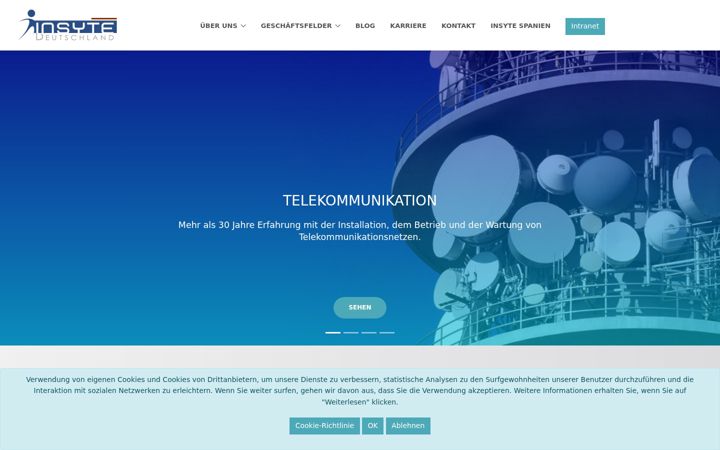 Screenshot of insytedeutschland.de