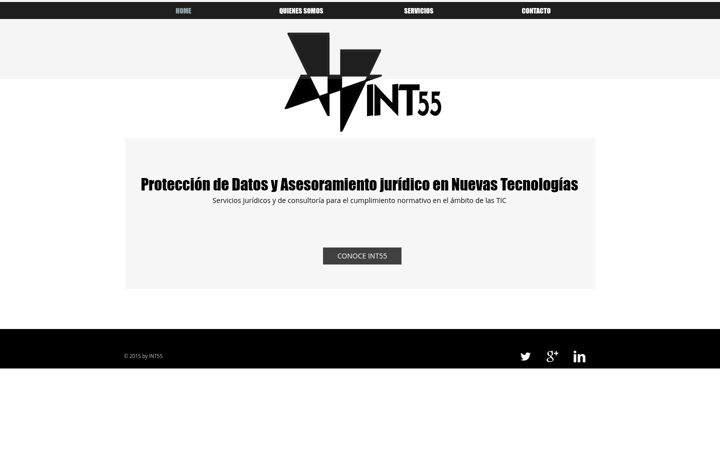 Screenshot of int55.com