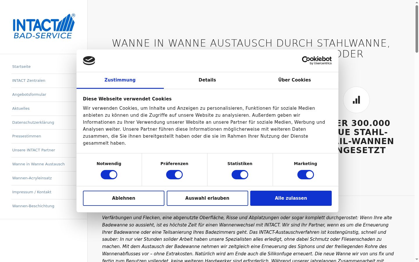 Ekrānuzņēmums ar piekrišanas baneri, kas tika rādīts pirms jebkādas mijiedarbības