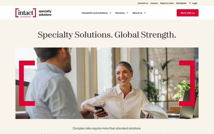 Screenshot of intactinsurance.com