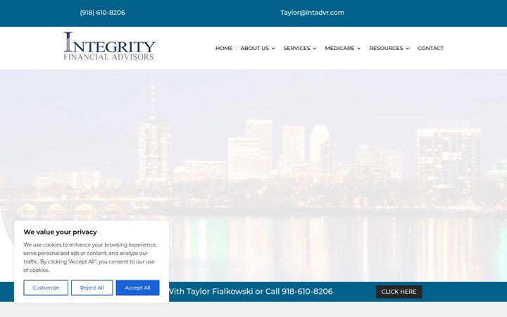 Screenshot of intadvr.com