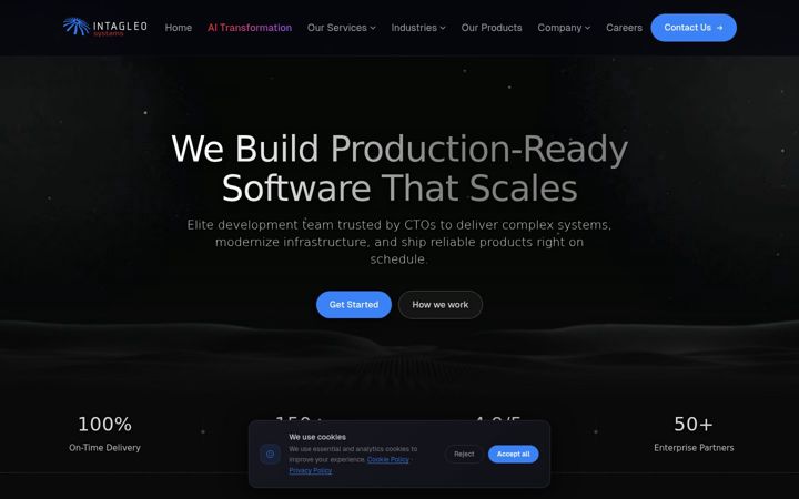 Screenshot of intagleo.com