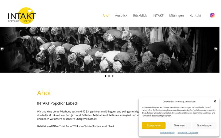Screenshot of intakt-popchor.de