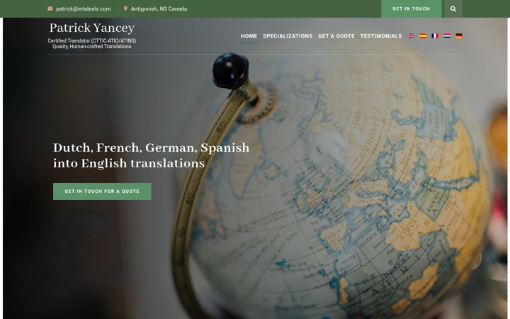 Screenshot of intalexls.com