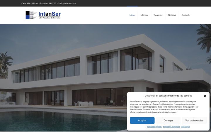 Screenshot of intanser.com