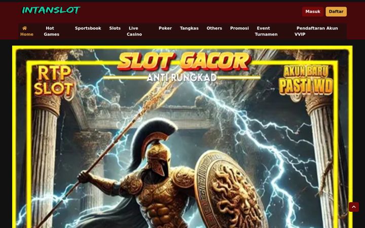 Screenshot of intanslot.com