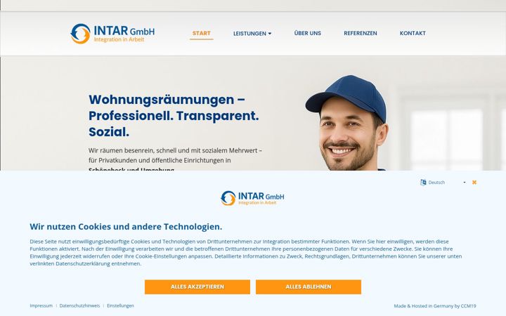 Screenshot of intar-sbk.de