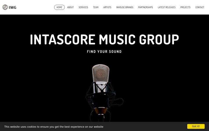 Screenshot of intascore.com