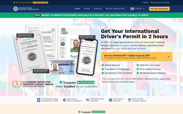 Screenshot of intdriversassociation.com