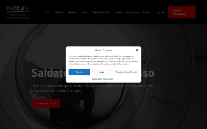 Screenshot of inteco-srl.com