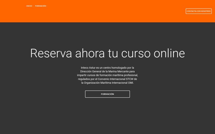 Screenshot of intecoastur-formacion.com