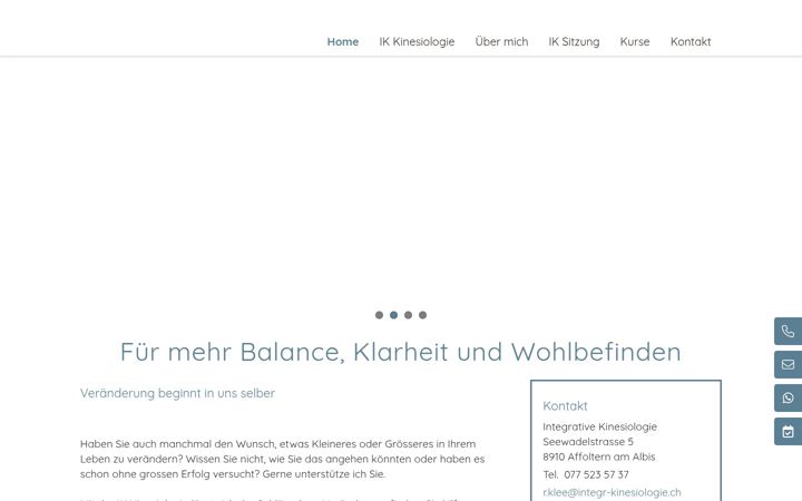 Screenshot of integr-kinesiologie.ch