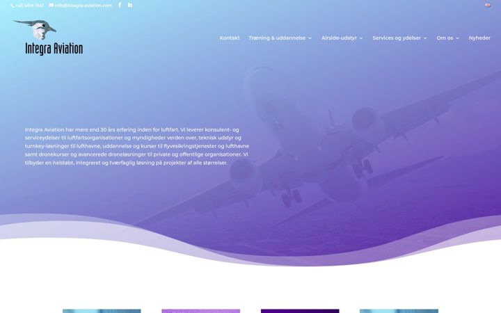 Screenshot of integra-aviation.com