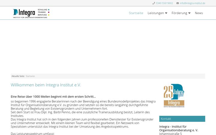 Screenshot of integra-institut.de