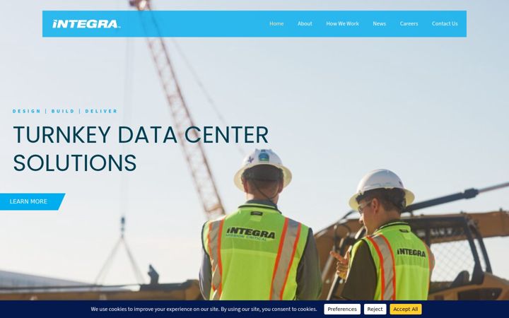 Screenshot of integra-mc.com