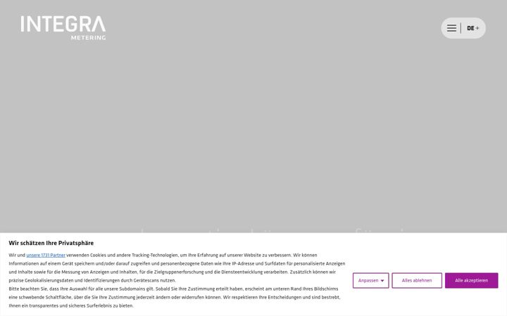 Screenshot of integra-metering.com
