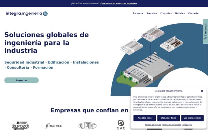 Screenshot of integra-sti.com