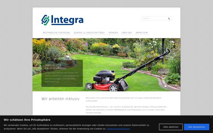 Screenshot of integra-walldorf.de