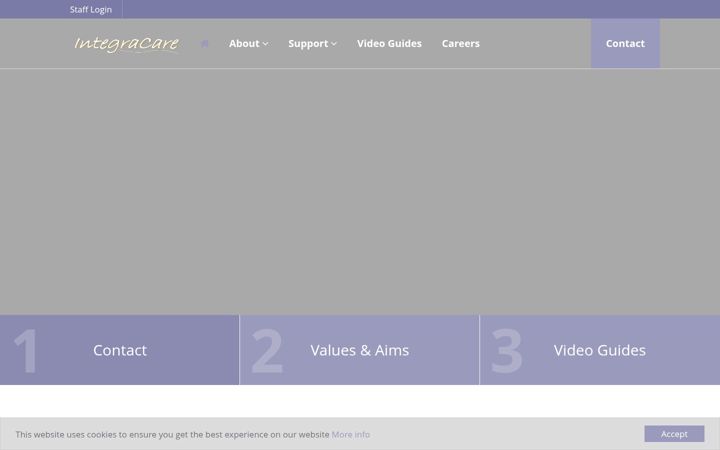 Screenshot of integracare.co.uk