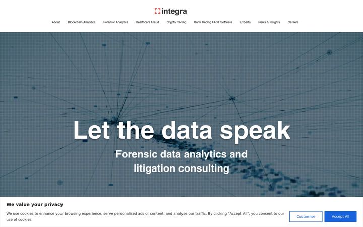 Screenshot of integrafec.com