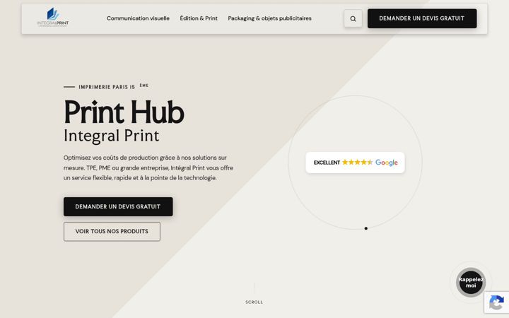 Screenshot of integral-print.fr