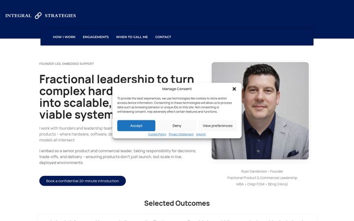 Screenshot of integral-strategies.com