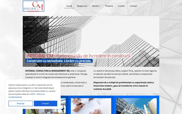 Screenshot of integralcm.ro