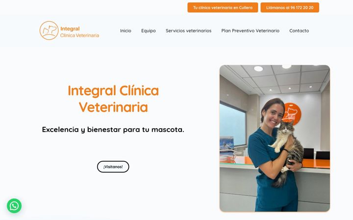 Screenshot of integralcv.com