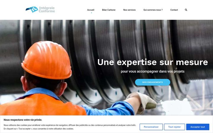 Screenshot of integrale-conforme.com